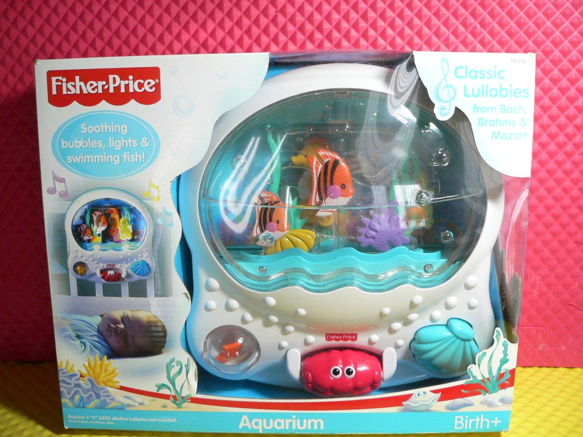 Fisher Price Ocean Wonders Aquarium Crib Classic Lullabies Bach Mozart 