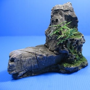 Mountain View Aquarium Ornament Tree Rock Cave Stone