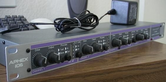 APHEX 106 EASYRIDER QUAD COMPRESSOR, 4 CHANNELS OF PROFESSIONAL AUDIO 