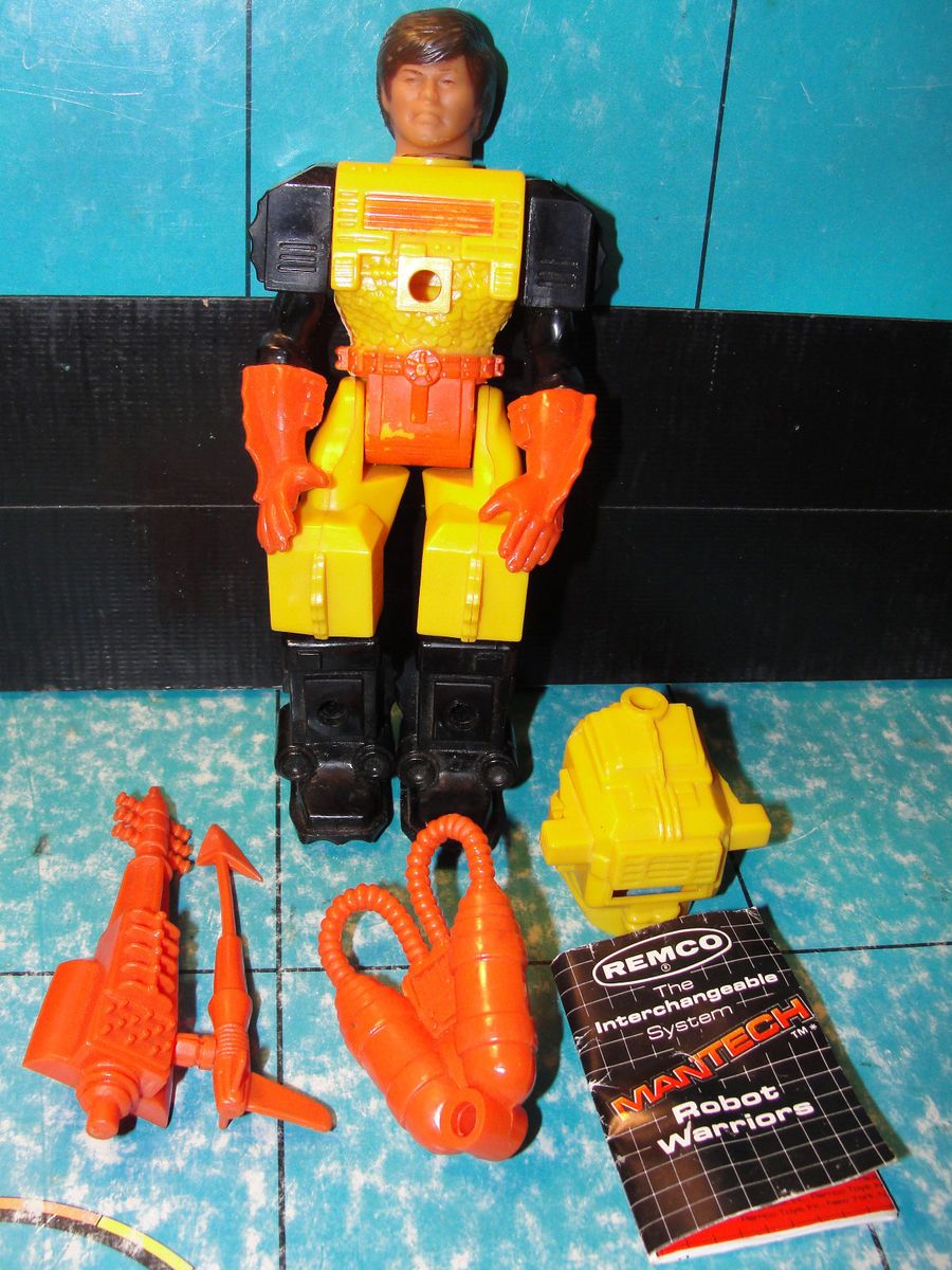 Remco Mantech Aquatech Action Figure 1983