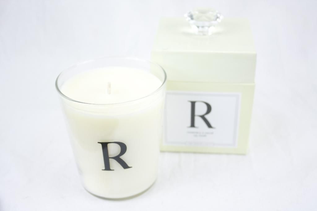 Archipelago Monogram   R (Rosemary & Neroli Scented) Candle.