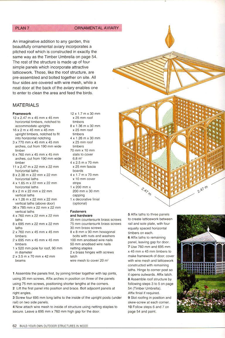 Build Your Own Outdoor Structures Wood Slab Pole Stud Frame Gazebo 