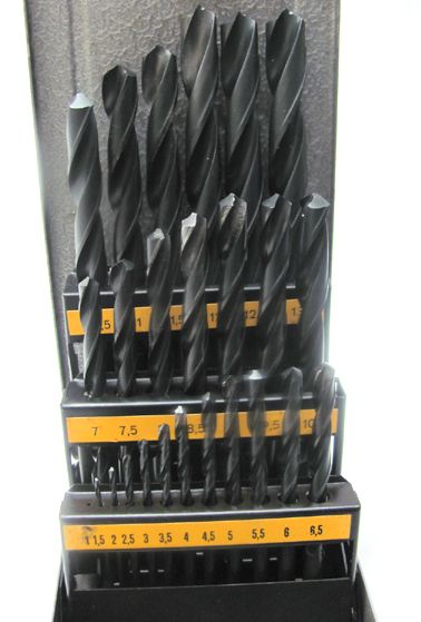 24 Piece Metric HSS Drill Index w HSS Drills 1 5 to 13