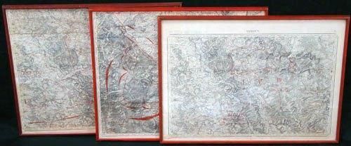 RARE WWI US Army Top Secret Map Meuse Argonne Offensive