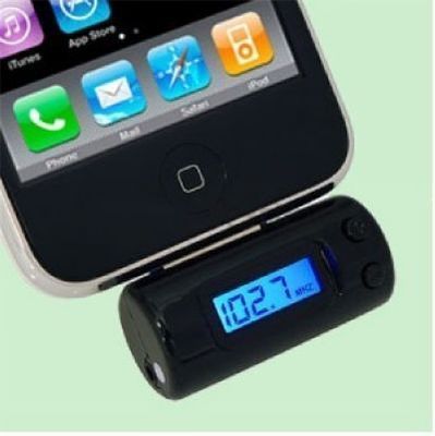 FM Transmitter+Car Charger for Apple iPod Touch iPhone 3G 3GS 4G 4S