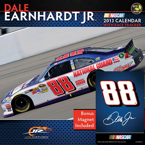 Dale Earnhardt Jr Deluxe 2013 Wall Calendar