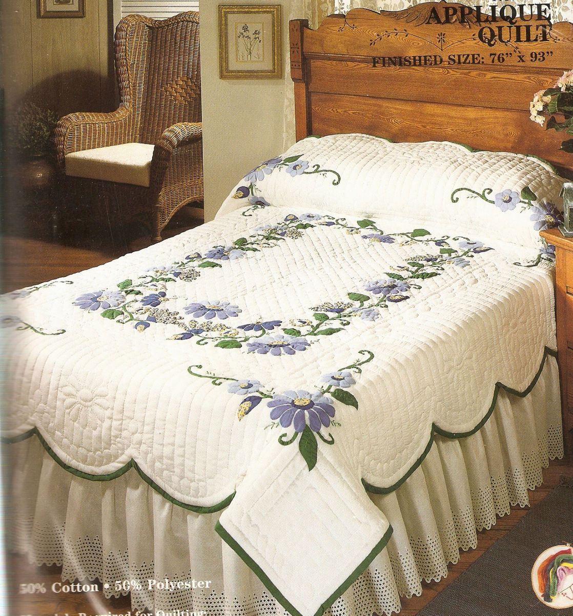 New Tobin Dazzling Garden  Applique Quilt Kit