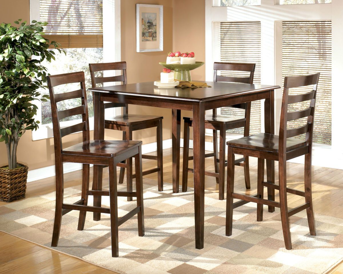 Ashley Furniture Millpoint Counter Height Dinette Set 5 Piece D215 223 