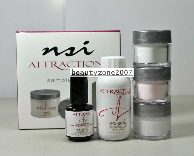 NSI Attr Action Nail Acrylic Sampler Kit