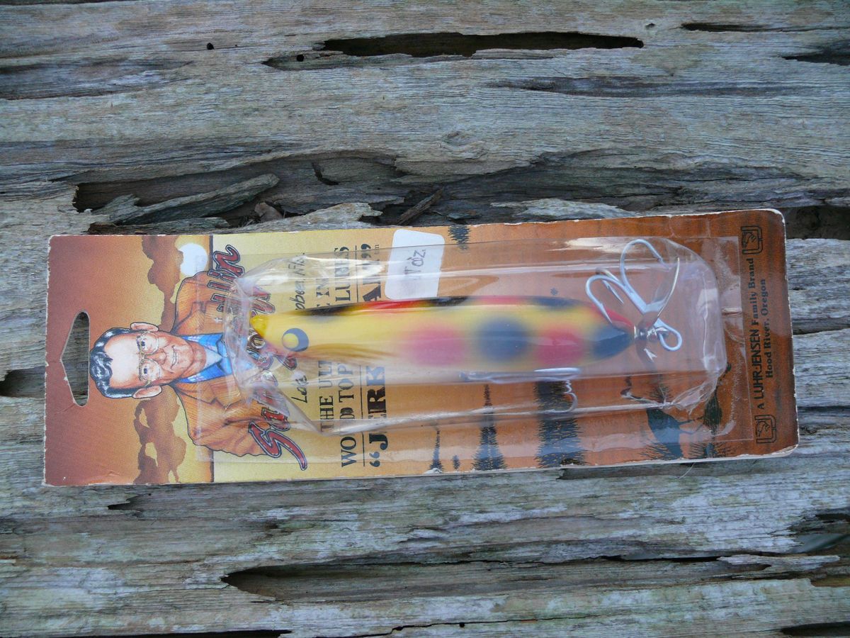 Vintage JerkN Sam Wooden Fishing Lure by Sam Griffin New in Package 