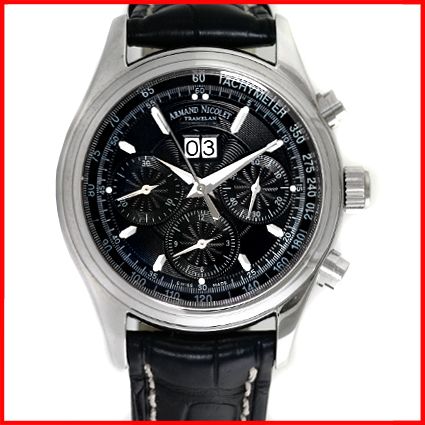 Armand Nicolet Big Date Automatic Black M02 Chronograph