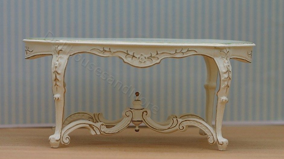 SaLeDollhouse Miniature Artisan Handpainted Dining Room Table