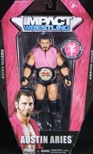 DOUBLE AUSTIN ARIES RINGSIDE EXCLUSIVE TNA IMPACT JAKKS TOY 