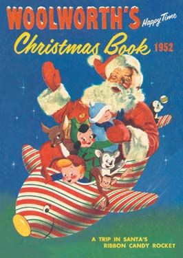 1952 FW Woolworth Christmas Toy Catalog Comic Color