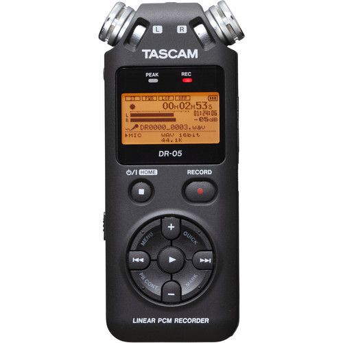 Tascam Dr 05 Portable Handheld Digital Audio Recorder