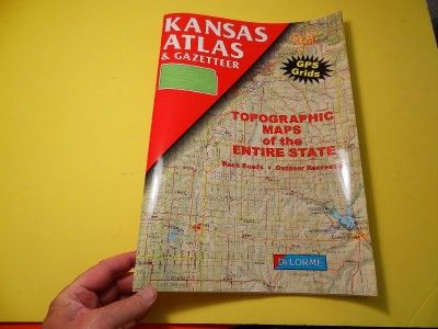 Kansas Atlas & Gazetteer.Topographic Maps of the Entire State with GPS 