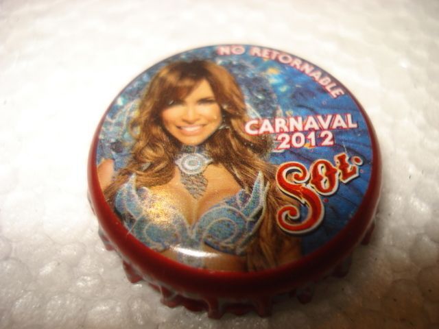   Carnival 2012 Girl Blue Aylin Mujica Used Kronkorken Chapas