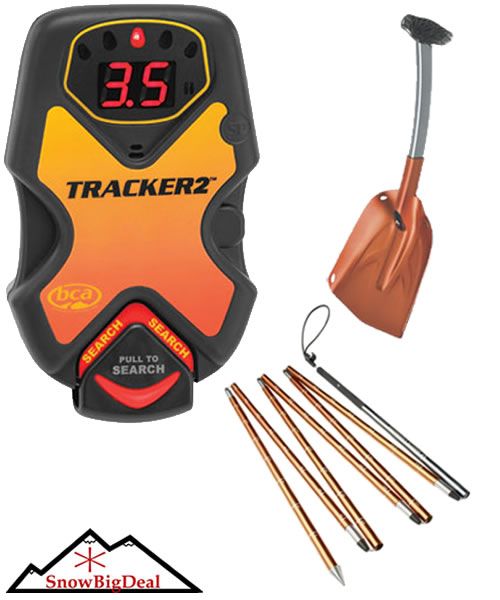 BCA Tracker 2 Avalanche Beacon Transceiver DTS avy Shovel Probe BD 