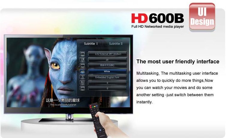   HD 1080p USB 3 0 MKV DTS HDD Network Media Player 609132073519