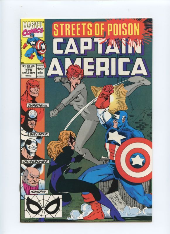 Captain America 376 VF Bulanadi Bagley Daredevil