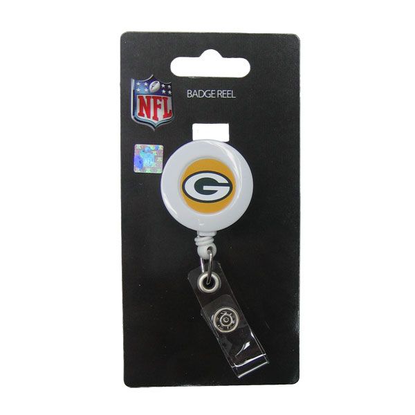 Greenbay Packers NFL Retractable ID Badge Holder Reel