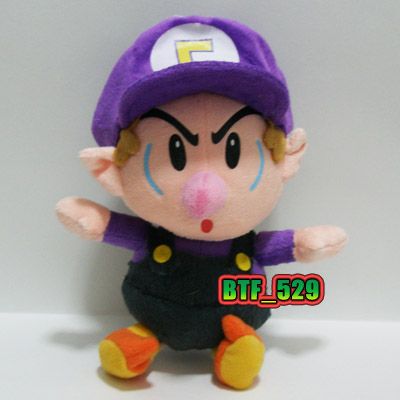 New Super Mario Brothers Plush Figure ( Baby Wario & Baby Waluigi )