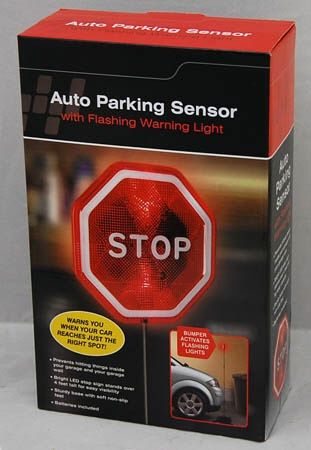 Garage Auto Parking Sensor with Flashing Warning Light New in Box 