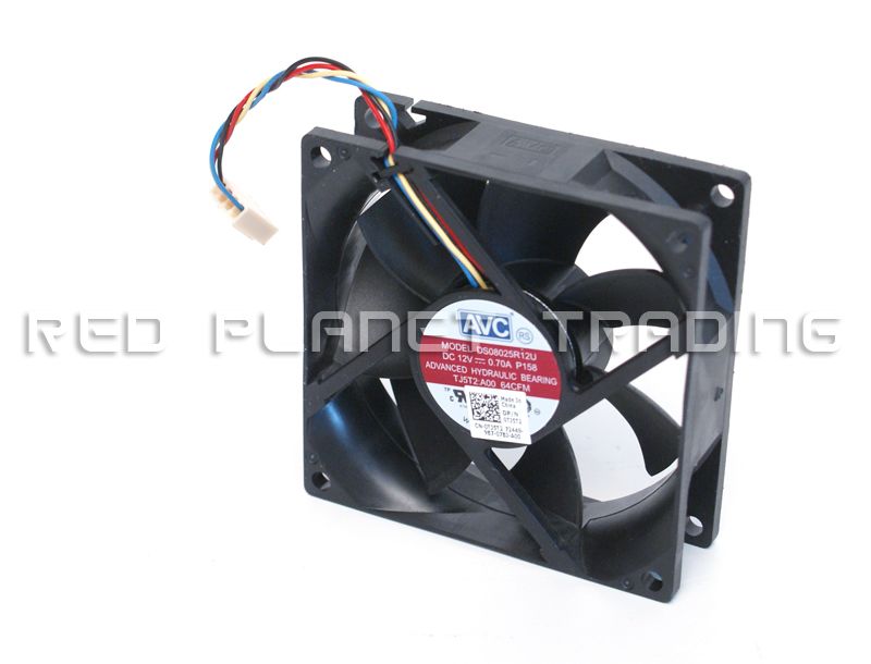 AVC Case Cooling Fan Assembly 80mm 12V 0 70A P158 TJ5T2 0TJ5T2 