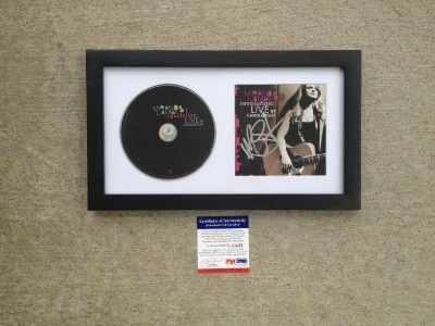   Autographed Framed Matted CD Booklet CD PSA DNA Over You