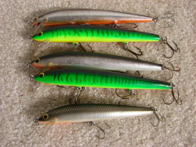 lot of bagley bang o lure fishing lures