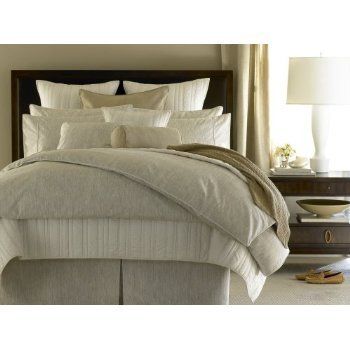 Barbara Barry Driftwood 7p Queen Duvet Set $825