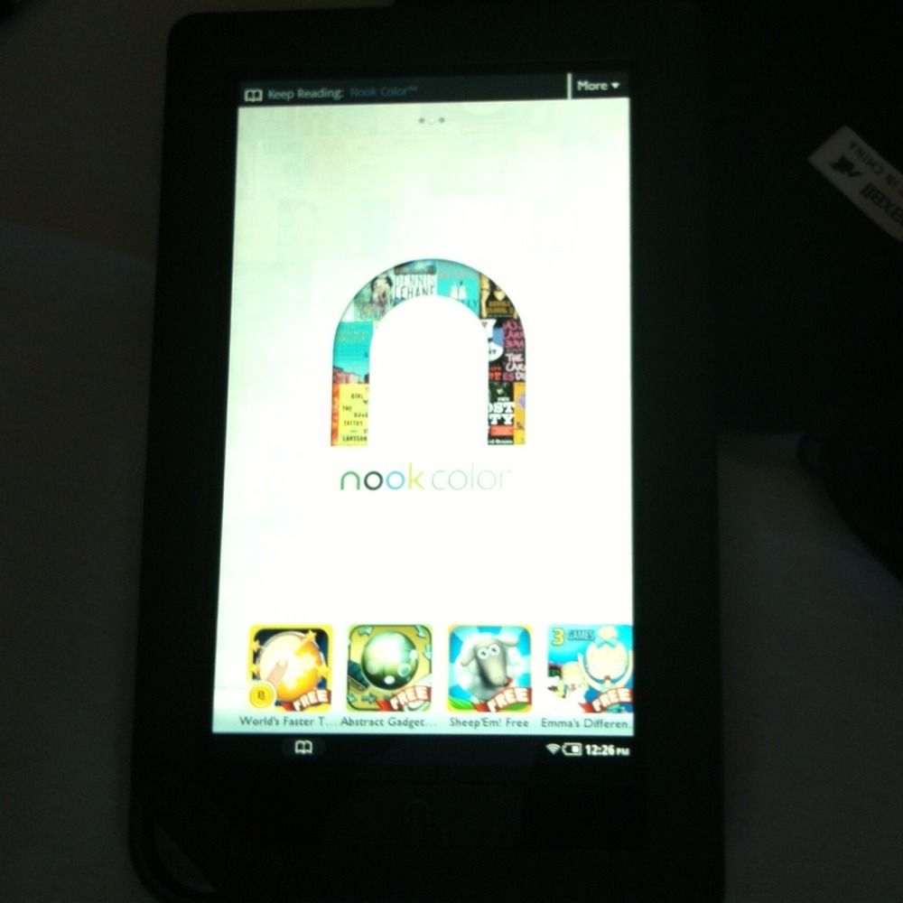  NOOK Color 8GB, Wi Fi, 7in   Black