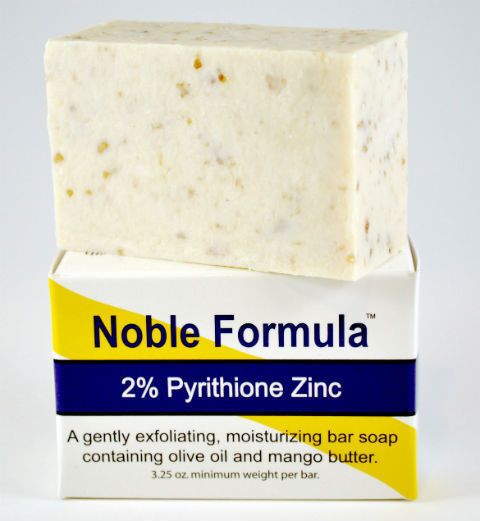 Noble Formula 2 Pyrithione Zinc Bar Soap with Mango Butter ZNP Vegan 