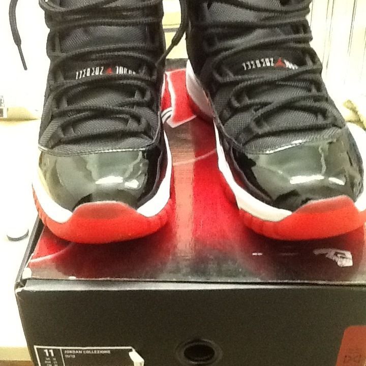 Jordan XI BRED Black Red CDP Countdown Pack Sz 11