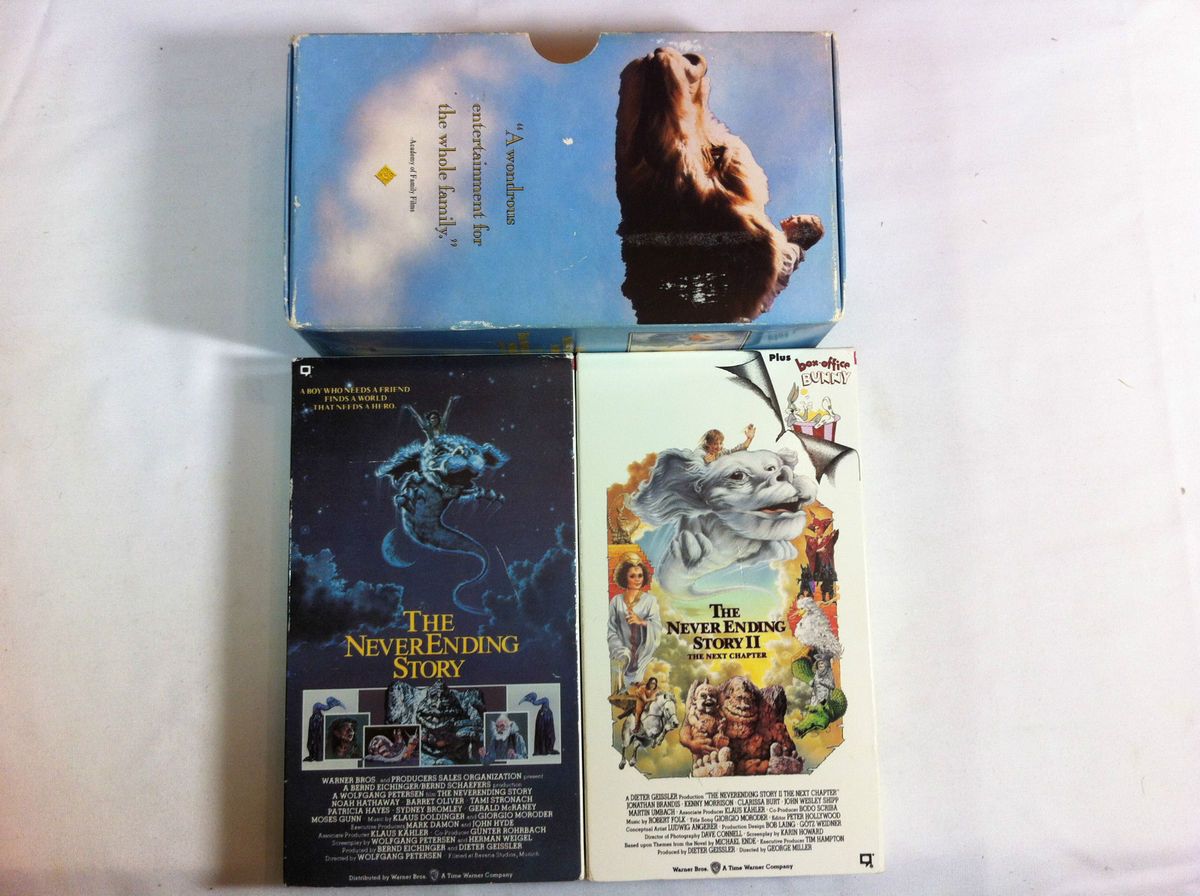   Story Neverending Story II Barret Oliver VHS 2 Tapes