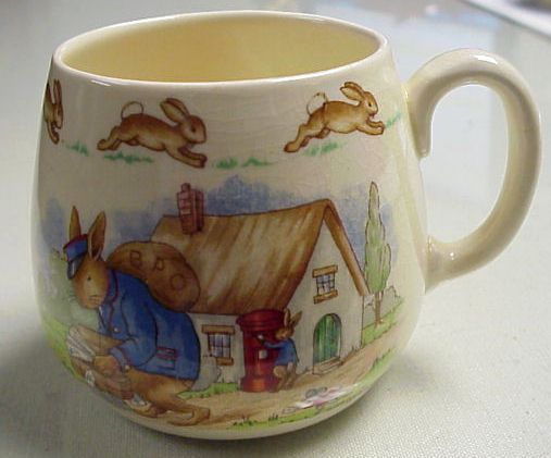 Royal Doulton Bunnykins Barbara Vernon Postman Mug