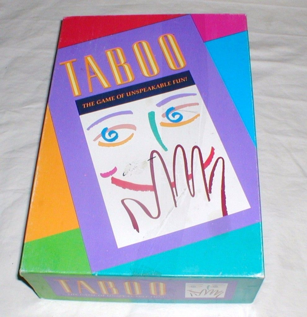 TABOO Games Of Unspeakable Fun 1989 100% COMPLETE BUZZER WORKS SEE 11 