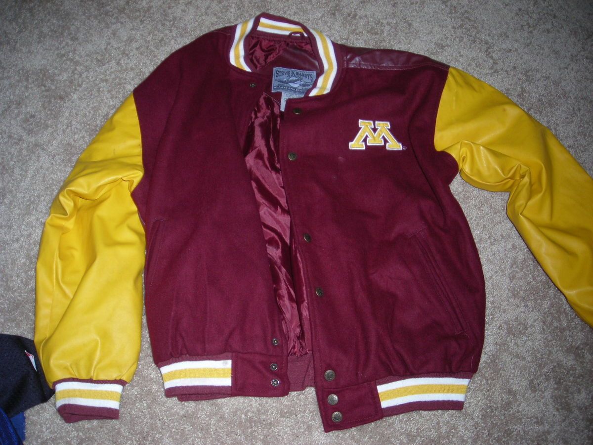 VINTAGE Steve & Barrys University of Minnesota Gophers Letterman 