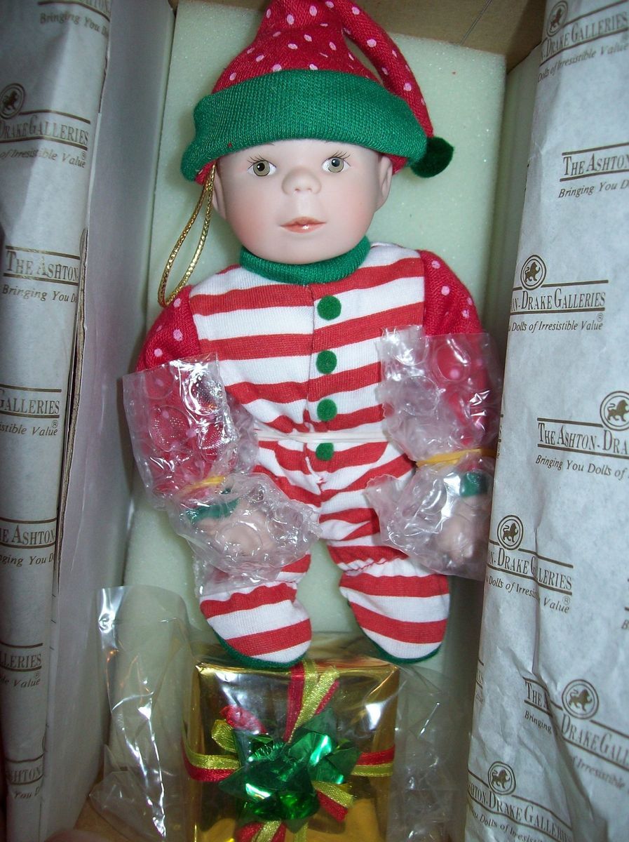 ASHTON DRAKE KATHY BARRY HIPPENSTEEL DOLL HOME FOR THE HOLIDAYS