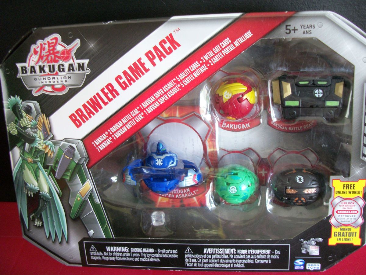 Bakugan Gundalian Invaders Game Pack Brand New in Box Box of 5