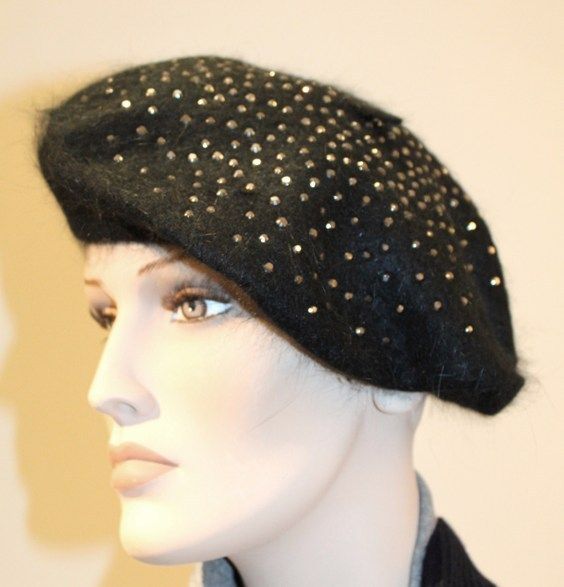 CAPPELLO BASCO PINKO DONNA CHAPEAU HAT WOMAN, CASALFERRO NERO