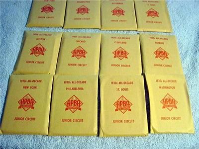 APBA Baseball Original 1930s All Decade Team Card Set Mint Condition 