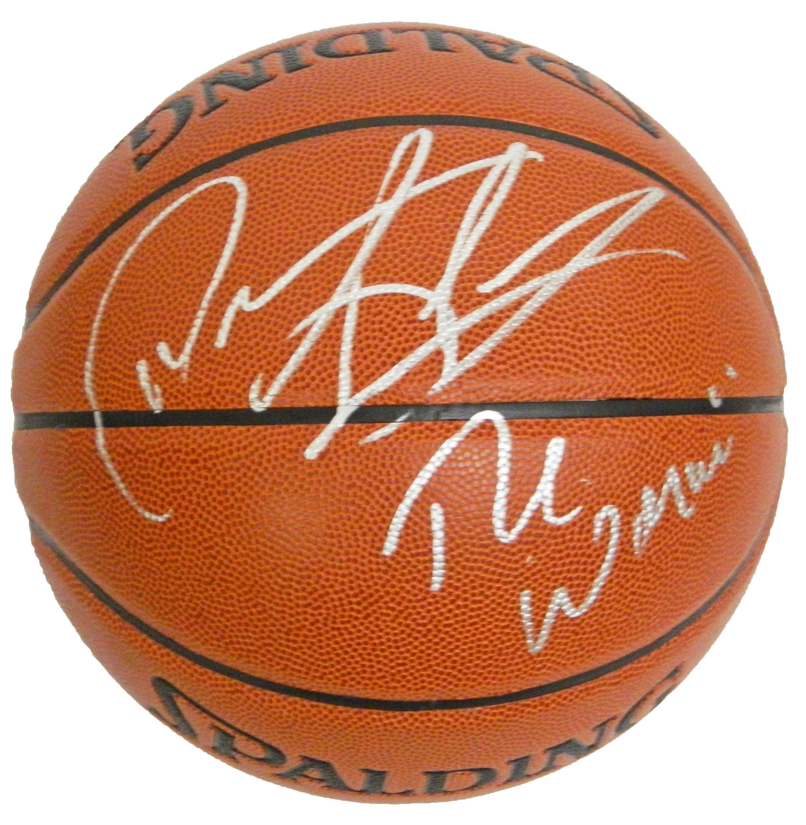   RODMAN Signed Spalding Indoor/Outdoor Basketball w/The Worm   SCHWARTZ