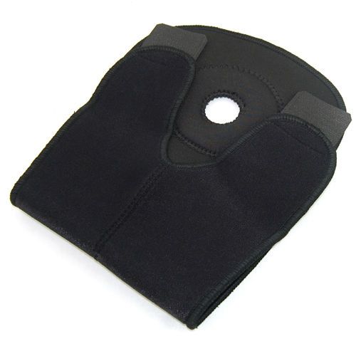 New Black Elastic Neoprene Knee Brace Fastener Support