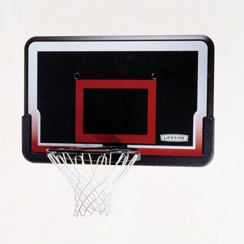 Lifetime 3819 Basketball Backboard and Rim Combo with 44 inch Impact 