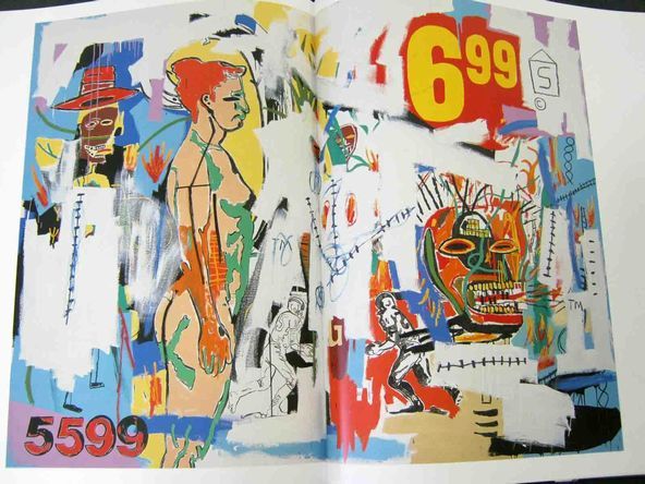 THE JEAN MICHEL BASQUIAT SHOW ART BOOK 1ST ED NR