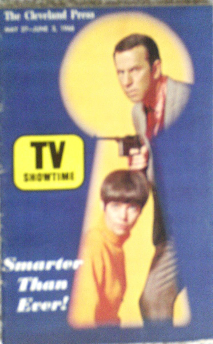 Get Smart 1966 Local Tv Guide Barbara Feldon Article Don Adams On Popscreen