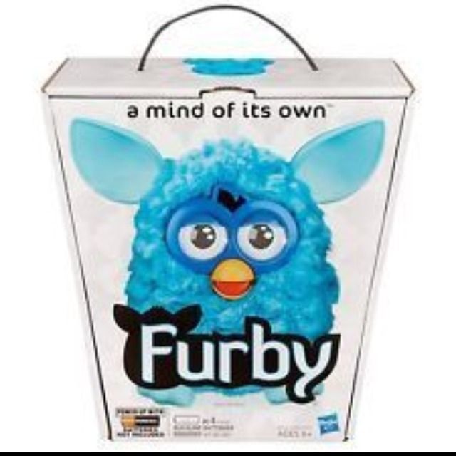 2012 FURBY TEAL BLUE FUR IN HAND BRAND NEW NIB RARE 100% SEALED CHEAP 