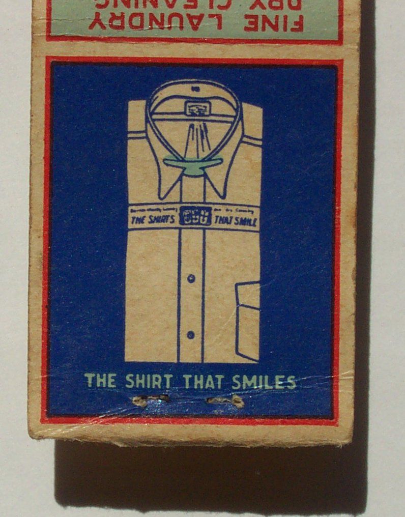 1940s Matchbook Barnes Manley Laundry Fur Tulsa OK MB