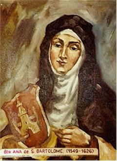   Anne of Saint Bartholomew by Spanish Carmelite Rafael Lopez Melus